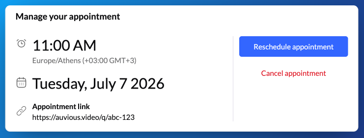 Appointment
