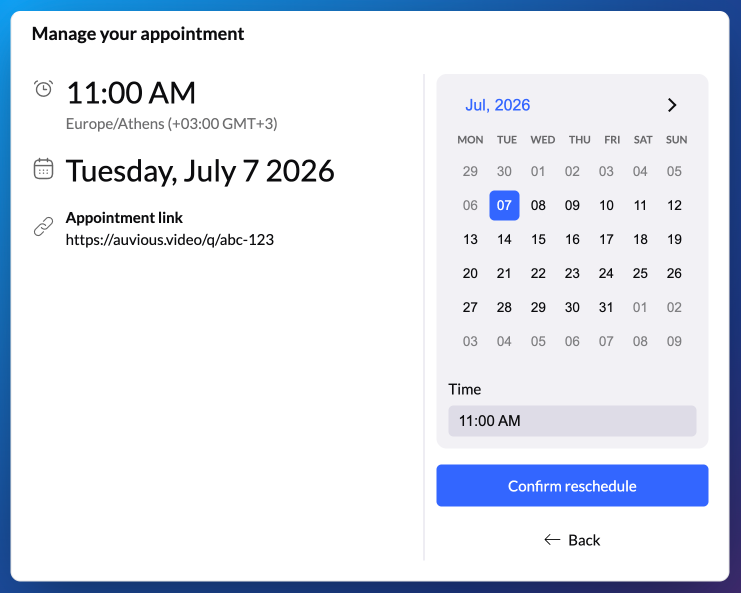 Appointment